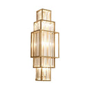 Ljojo Luxury Glass Crystal Wall Lamp for Modern Minimalist Living Room & Bedroom