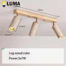 Yellow Travertine Stone Ceiling Lamp 3 Heads Spotlight for Bedroom and Clothing Store by Ljojo