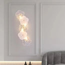 French Glass Wall Lamp Cream Style Modern Simple Living Room Corridor Bedside Aisle Entrance Bedroom Restaurant Wall Light by Ljojo