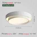 Ljojo LED Ceiling Light Modern Minimalist White Black Grey Indoor Lighting Fixture