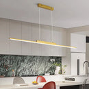 Gold Dimmable Modern Chandelier Light Fixture - Adjustable LED Pendant by Ljojo