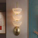 Ljojo Luxury Marble Copper Wall Lamp for Bedroom Living Room Dining Room