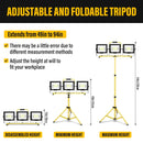 Ljojo™ LED Flood Light 300W Work Light on Adjustable Tripod Stand IP66