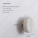Natural Spanish Marble Wall Light, Luxury Alabaster Wall Lamp for TV Bedroom Hotel Decor by Ljojo