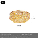 Large Crystal Ceiling Chandelier Classic Luxury Led Lampara Gold Round Ceiling Lights Home Decor Lustre Home Appliance by Ljojo