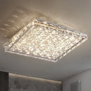 Ljojo Luxury Crystal Ceiling Lamp for Modern Living Room, Dining, Bedroom - LED Indoor Lighting