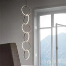 Ljojo Minimalist Pendant Light: Modern Designer Ring Lamp for Office, Living Room, Bedroom