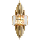 Ljojo Light Luxury Crystal Wall Lamp Scandinavian Modern Minimalist Accent for Living Room