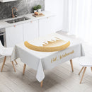 Elegant Ramadan Calligraphy Tablecloth by Ljojo