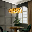 Nordic Bird's Nest Chandelier | Stainless Steel LED Kitchen Restaurant Decorative Hanging Lamp