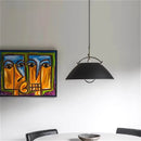 Modern Canopy Shaped Metal LED Hanging Lamps for Bedroom by Ljojo