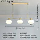 Modern Cream-colored Glass Spherical Ceiling Chandelier for Living, Bedroom & Dining Room by Ljojo