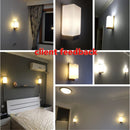 LED Wall Lamp Modern Nordic Solid Wood Light Fixture by Ljojo for Bedroom Living Room Balcony