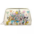 Ljojo Minnie Mouse Cartoon Cosmetic Bag Large Capacity Toiletry Case
