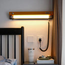 LED Wall Lamp Dimmable Orange Black Metal Acrylic Sconce Bedroom Parlor Shop - Ljojo