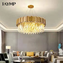 Ljojo Luxury Crystal Ceiling Chandelier: Elegant Nordic LED Pendant Light for Home Decor