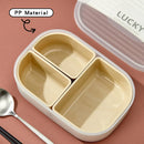 Ljojo 3-Grid Microwave Lunch Box Stackable Food Container