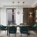 Italian Glass Pendant Lamp Modern Led Chandelier for Living Bedroom Kitchen Island Dining Table by Ljojo