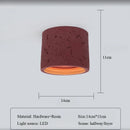 Ljojo LED Tube Light Ceiling Spotlight for Living Room Bedroom Corridor, Japanese Retro Style