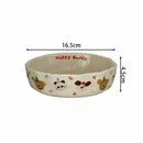 Ljojo Matte Cream Ceramic Deep Plate – Kitchen Tableware for Pasta, Salad, Breakfast
