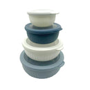 Ljojo Mixing Bowl Set with Lids, Food-Grade Salad Containers, Snack Bowls, Fresh-Keeping Bento Box