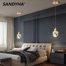 Luxury LED Crystal Pendant Light Modern Design for Dining Room Living Room Bedroom Kitchen Cafe Bar by Ljojo