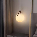 Ljojo Glass Ball Pendant Lamp Designer Led Chandelier for Dining Room Kitchen Island