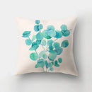 Deer Animal & Natural Leaves Cushion Cover by Ljojo - Home Decoration