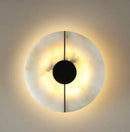 Ljojo Marble LED Sconce: Modern Stone Wall Light for Home, Hotel, Bathroom