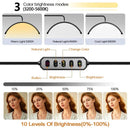 Ljojo 40W LED U-Connector Half Moon Fill Light for Beauty and Nail Art