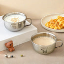 Ljojo Mini Stainless Steel Kids Tumbler Handle Milk Coffee Mug Drinkware