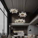 Crystal Flower Chandelier Artistic Pendant Light for Dining Room by Ljojo | Indoor Lighting Home Decor