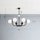 Ljojo Minimalist Molecular LED Pendant Light Circular Hanging Lamp