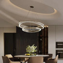 Ljojo Luxury Decorative Circular Pendant Lamp for Living Room and Hotel Decor.