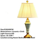 Ljojo Luxury LED Table Lamp for Living Room, Bedroom & Study