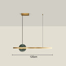 Ljojo Marble Chandelier: Italian Designer Dining Table Hanging Lamp for Modern Minimalist Bar Lighting