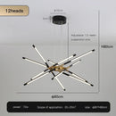 Ljojo LED Stick Shape Chandelier Pendant Light for Modern Home Decor