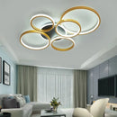 Ljojo LED Ring Ceiling Light: Dimmable, Remote Control, 3 Colors