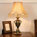 Ljojo Luxe European Table Lamp for Living Room Bedroom Study - LED Retro Design