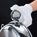 Ljojo 304 Stainless Steel Wok Frying Pan 28/30cm NonStick for Gas Stove Induction