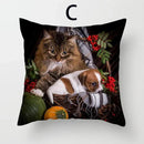 Cat Pattern Cushion Cover 45x45cm - Ideal Sofa & Home Decor Gift by Ljojo