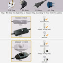 Ljojo LED Desk Lamps: Modern Bedroom Lighting Dimmer Table Light for Home Decor - E27