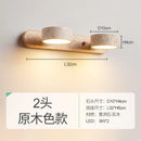 Travertine Wall Lamp Stone Sconce Rotatable for Bathroom Bedroom by Ljojo