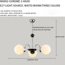 LED Scandinavian Chandelier Pendant Lamp Warm Glass Stylish Lighting for Living Room by Ljojo