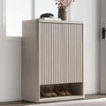 Ljojo™ 44" Tall Shoe Cabinet with Doors & 4 Shelves, Modern Storage Organizer