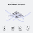 Ljojo 28W Curved LED Ceiling Light with Remote Dimming for Home Spaces