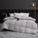 Ljojo Luxe Goose Down Quilt | Fluffy Queen King Size Duvet with Cotton Shell