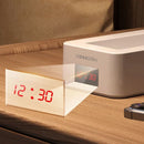 Foldable LED Desk Lamp with Clock | Portable USB Charging | Energy Saving Reading Light by Ljojo
