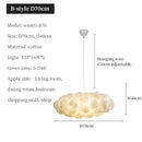 Modern Cloud LED Pendant Light for Living Room Dining Bedroom by Ljojo