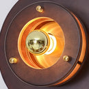 Modern Industrial LED Circle Wall Lamp for Home Decor by Ljojo